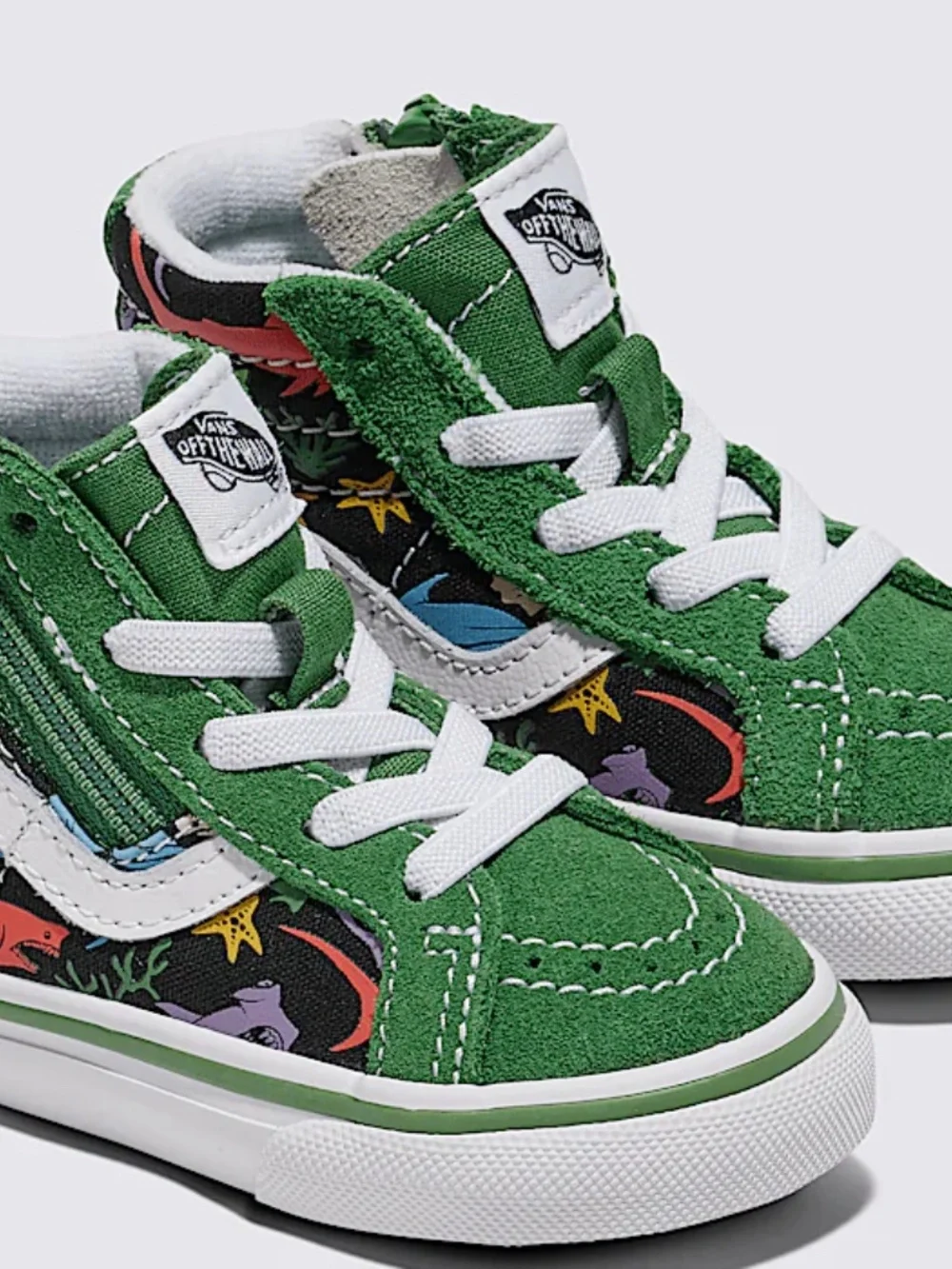 Vans Toddler Sk8-Hi Reissue Side Zip Shark size 7.5